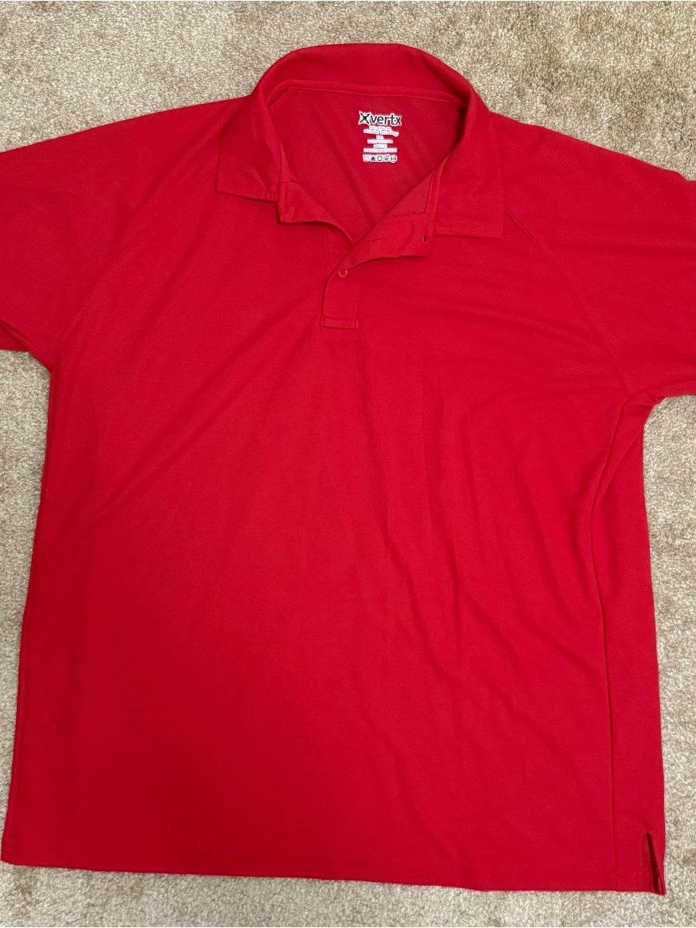 Vertx Red Polo Shirt Size 2XL.‎ N126